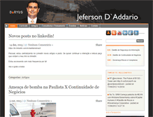 Tablet Screenshot of daddario.com.br